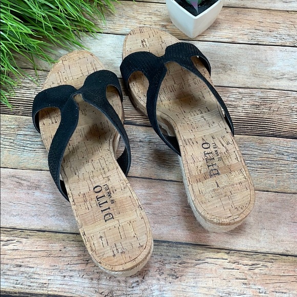 Ditto By Van Eli Black Slides Size 9 - Picture 8 of 9